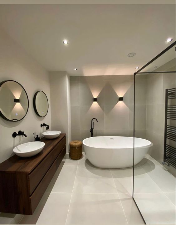 badkamer modern warm