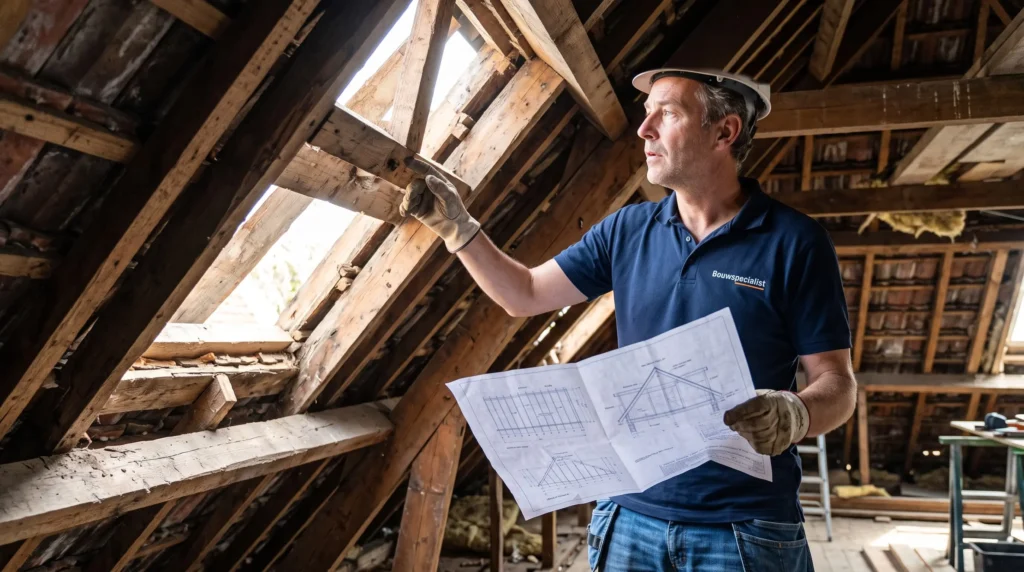 Nieuw kunststof kozijn plaatsen in dakkapel