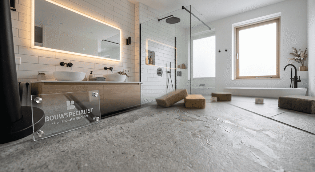 Luxe badkamer renoveren en sanitair installatie
