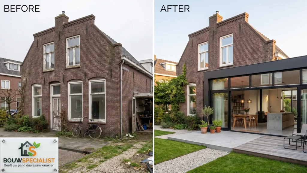 Oude woning compleet renoveren voor en na stappenplan