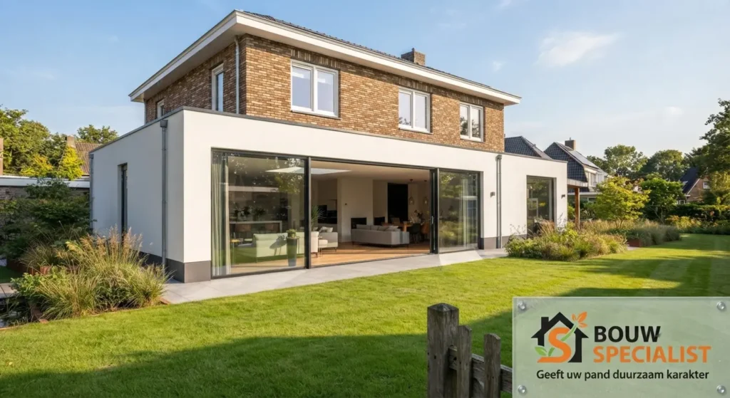 Moderne prefab aanbouw en complete huis renovatie door Bouwspecialist